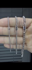 Italian Solid 925 Sterling Silver Box Bracelet