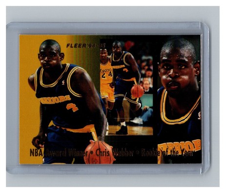 Chris Webber #4 — 1994 Fleer Award Winners basketball card