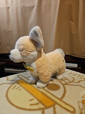 2020 FAO Schwarz Approx 12" Corgi Glitter Bowtie Puppy Dog Stuffed Animal Plush