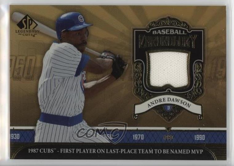 2006 SP Legendary Cuts Baseball Chronology Materials Andre Dawson #BC-AD HOF 0w7