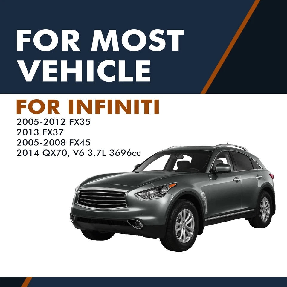 Передние перфорированные щелевые тормозные диски 319,6 мм для 2014 Infiniti QX70 V6 3,7 л - Изображение 2 из 4
