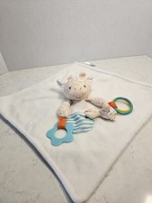Carter's Giraffe And Baby Lovey Security Blanket 14 X 14