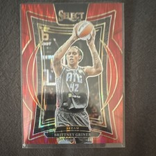 2025 Panini Select WNBA - Concourse Brittney Griner #61 Red Flash Prizm /349