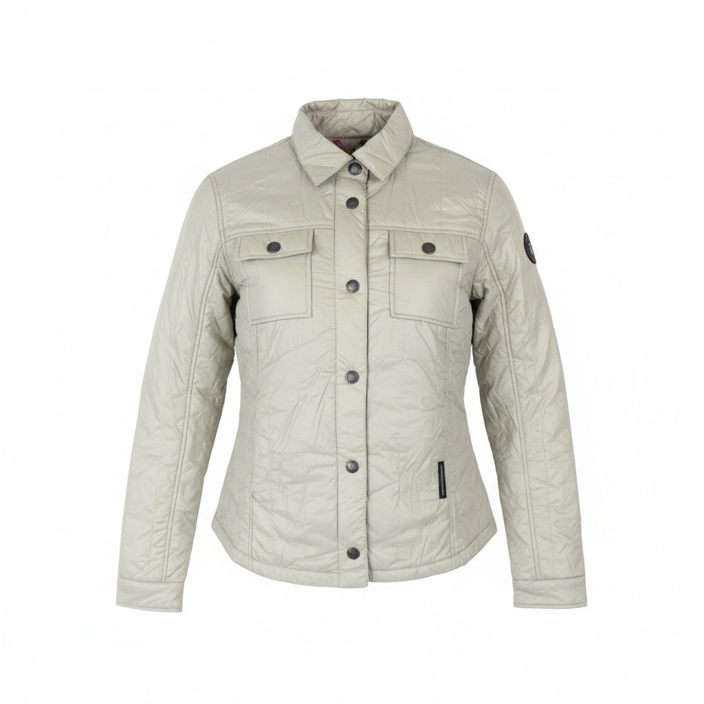 TUCANO URBANO Trudy Women Jacket M Beige Thermal Padding Windbreaker Moto