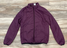 PINK Victoria  s Secret Purple Lightweight Jacket Full Zip Pockets EUC XS