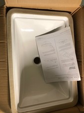 Signature Hardware SHKLU1812WH Key Largo 20" White Undermount Bathroom Sink