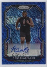 2020 Panini Prizm Rookie Blue Shimmer 15/25 Ross Blacklock #394 Auto 0v0