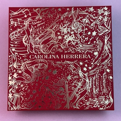 Limited Edition CAROLINA HERRERA Gift Box-Abstract City Scape-BOX ONLY-