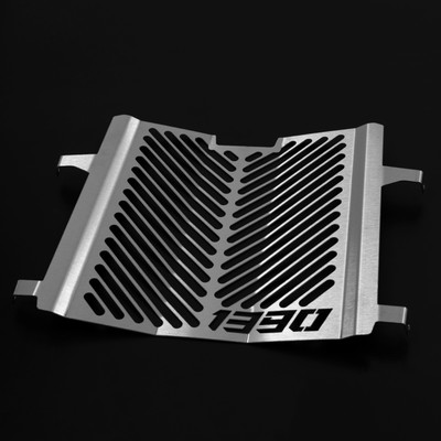ZIEGER Kühlerschutz Kühlergrillabdeckung für KTM 1390 Super Duke Logo silber