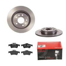 BREMBO BREMSSCHEIBEN COATED Ø278mm + BREMSBELÄGE HINTEN FÜR OPEL VECTRA 100 Z02