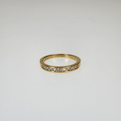 Michael Hill 18ct Yellow Gold Diamond Eternity Channel Set Ring, Diamond: 0.25ct