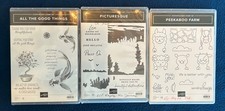 Stampin' Up Photopolymer/Clear Stamp Set Picturesque Peekaboo Farm Good Things