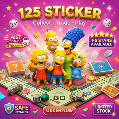 GO Mono_poly Stickers All 1-2-3-4-5-6  Stickers FASTEST & CHEAPEST
