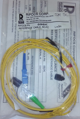 ADC 409 LC/PC to SC/PC Duplex Fiber Optic Cable 50/125 OM2 1M
