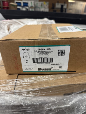 Panduit TX6A  10Gig  UTP Patch Cord, UTP28X1MBU