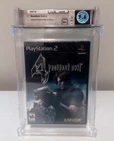 Resident Evil 4 (PS2) WATA 9.6 A+ Sealed Black Label FIRST PRINT not VGA CGC PSA