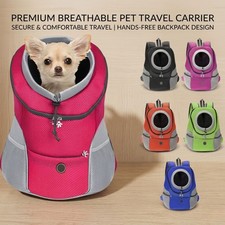Pet Carrier Backpack Dog Cat Front Travel Bag Breathable Adjustable Pouch
