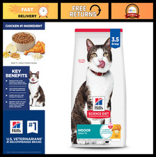 Premium Senior Indoor Dry Cat Food, Chicken Flavor, 3.5 lb - Healthy Nutrition f 13.14 per pound