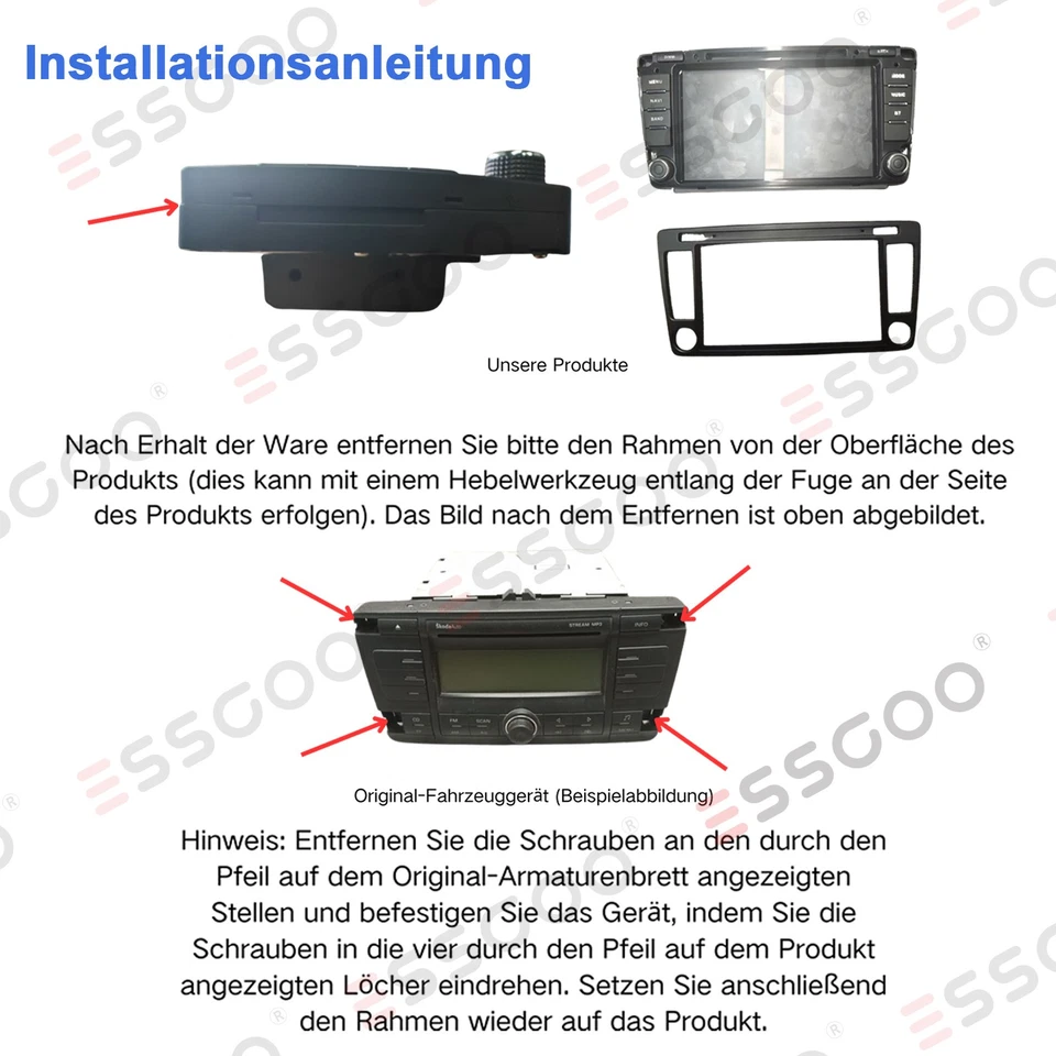 Für Skoda Octavia 2 2004-2013 Android 15 Autoradio GPS Carplay NaVI WIFI BT 64GB - Bild 3 von 4