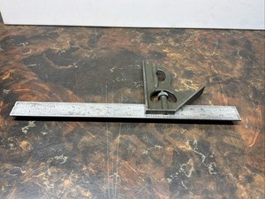 Lufkin Rule Co. No. 2504 Combination Square 12" Tempered Steel Blade
