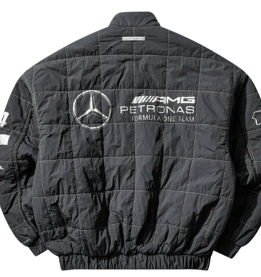 NWT Adidas Mercedes-AMG F1 Racing Jacket Bad Bunny Dark Grey XL KH4143 $250 image 2