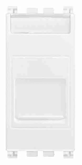 VIMAR - 19337.6.B Presa RJ45 Cat6 UTP con portello bianco