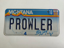 Vanity License Plate Prowler Burglar Prowl Montana Name Of Police Car In Fargo
