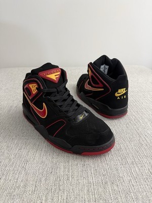Rare Nike Air Flight Falcon Black/Red/Yellow 397204-068 Sz US 12