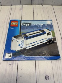 Lego # 7288 ~ City  Mobile Police Unit w/ Instruction Manuals and Minifigs