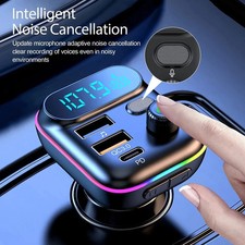 Car Adapter FM Transmitter USB AUX Radio Handsfree MP3 Music PlayerBluetooth5.0