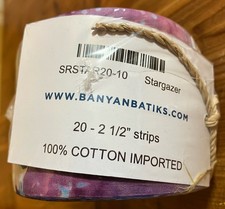 Banyan Batiks Stargazer Jelly Roll 20 2.5-inch Strips Quilting RTM