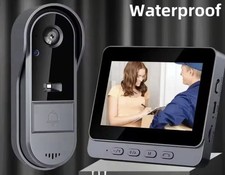 Videocitofono Wifi Esterno Visione Notturna Monitor HD Senza Fili Audio Video