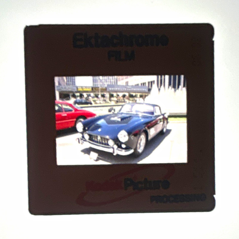 Ken Eberts Original Color Mounted Film Slide Automobile Automobilia Landscape