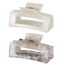 Hair Claw Clips Cutout Tortoise Shell Celluloid Hair Jaw Clips 3 Inches Frenc...