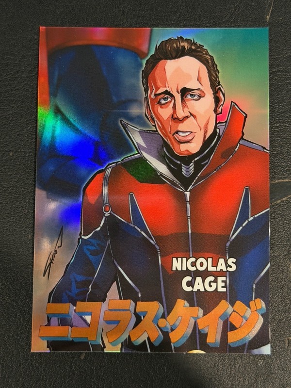 2026 Leaf Anime Nation OVA Nicolas Cage SSP Shion Minabe Artist