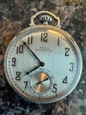 waltham premier pocket watch, 19J, 10k GF Running Condition 