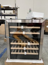 Yeego 24" Red/White Wine Cooler Refrigerator Hold 46 Bottles Dual Zone Home/Bar