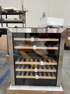 Yeego 24" Red/White Wine Cooler Refrigerator Hold 46 Bottles Dual Zone Home/Bar