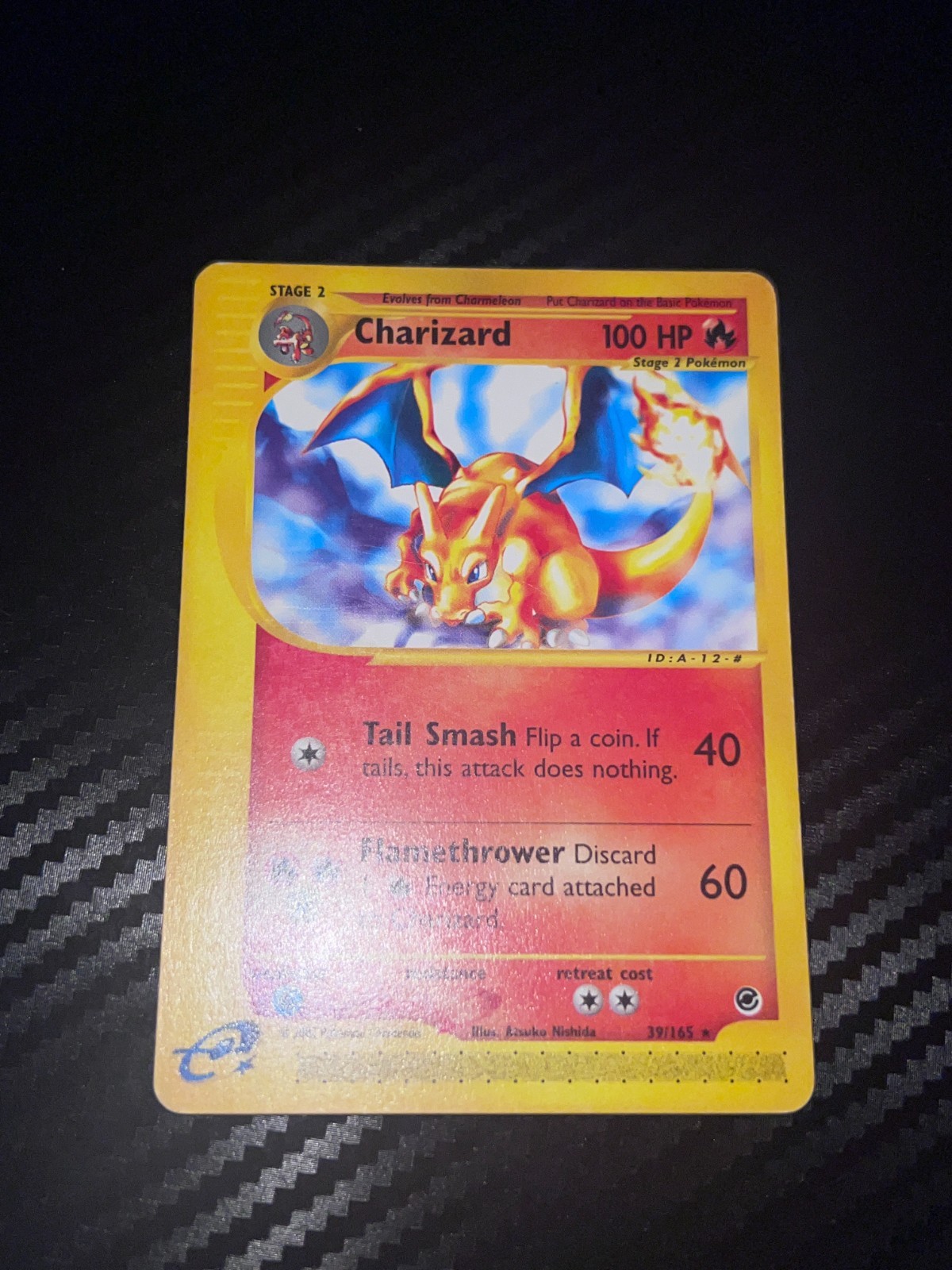 Charizard 039/165 Expedition Base Set Regular MP Vintage Pokemon Card TCG