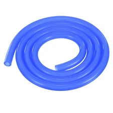 Silicone Tubing Hose Line,3.3Ft 1/4"(6mm)Hose,2.5mm Wall Thickness,Blue