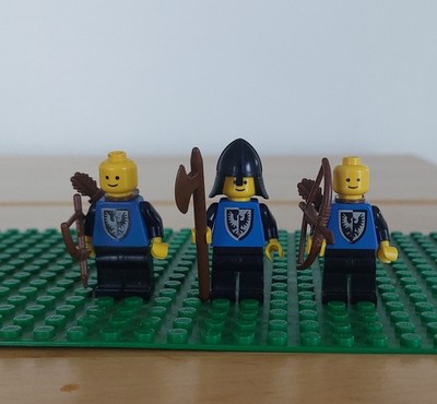 Lego Konvolut 3 Figuren Ritter Schwarzfalke Mittelalter Castle Figur Set 6074