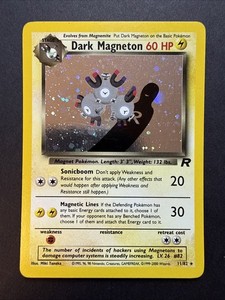 Dark Magneton 11/82 Team Rocket Holo Rare