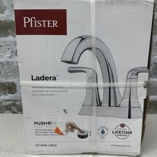Pfister Ladera 4 in. Centerset 2-Handle Bathroom Faucet in Polished Chrome
