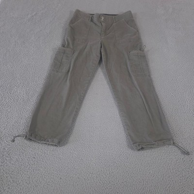 Democracy Pants Womens 12 Sky Rise Utility Straight Leg Cargo Cotton Stretch