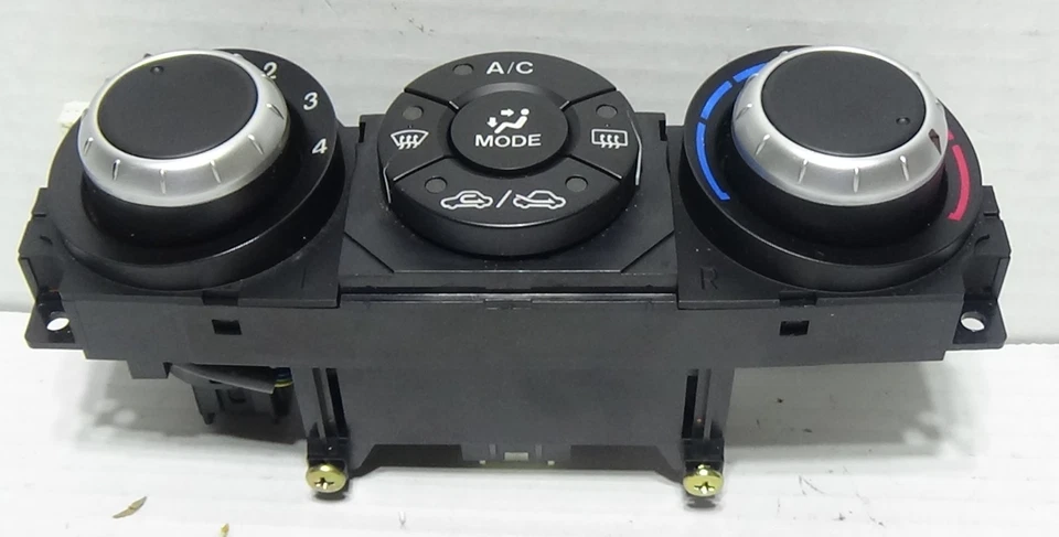 2004-2008 Mazda RX-8 AC Heater Climate Control Switch Black - Image 2 of 4