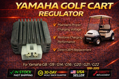 Voltage Regulator for Yamaha G8 G9 G14 G16 G20 G21 G22 Gas Golf Cart 1991-2015