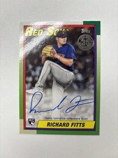 2025 Topps Update-1990 Topps Baseball Autographs(On Card)Richard Fitts #90B2-RF