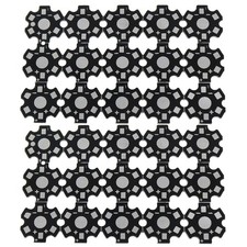 LED Heatsink 30PCS High Power 1w /3w /5w Light-Emitting Diode Heat Sink with 2