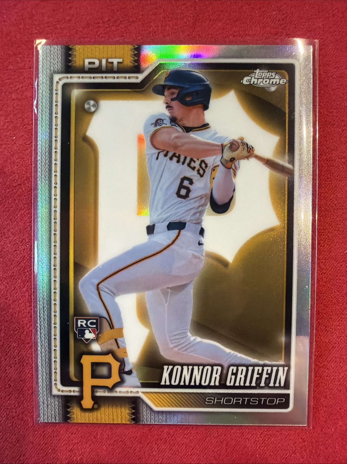 2026 Konnor Griffin Topps Chrome RC #74 Lightboard Logo Variation Pirates SSP