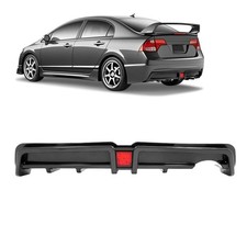 Rear Bumper Diffuser Compatible with 2006-2011 Honda Civic 4 Door Sedan Rear 